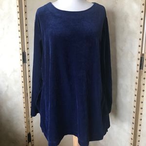 Blue Velvet Sweater